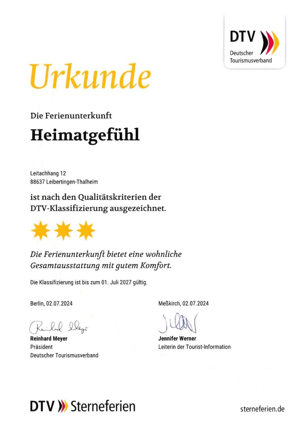 Ferienwohnung Heimatgefuehl Thalheim Leibertingen Extérieur photo